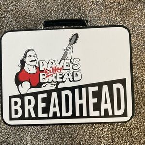 Dave’s killer Bread Lunch Box Metal With Clasp & Handle RARE